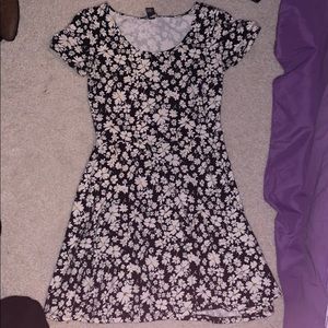 Flower skater dress